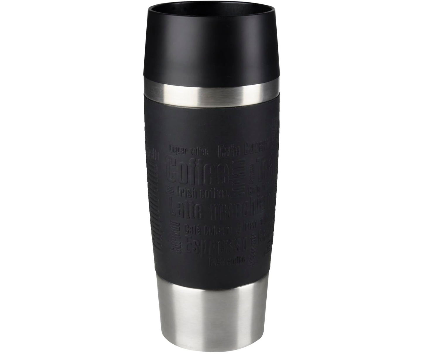 👉 Thermo-Trinkbecher 360 ml – Hält Getränke bis zu 4h heiß & 8h kalt, 100% dicht & auslaufsicher, Quick-Press-Verschluss, 360° Trinköffnung, Schwarz