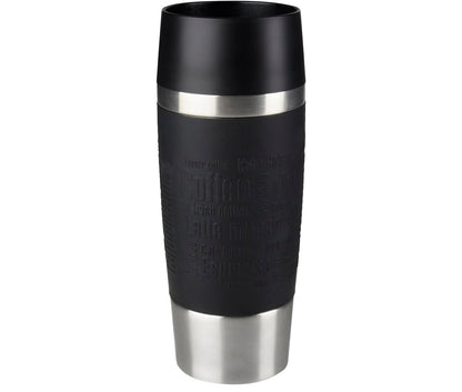 👉 Thermo-Trinkbecher 360 ml – Hält Getränke bis zu 4h heiß & 8h kalt, 100% dicht & auslaufsicher, Quick-Press-Verschluss, 360° Trinköffnung, Schwarz